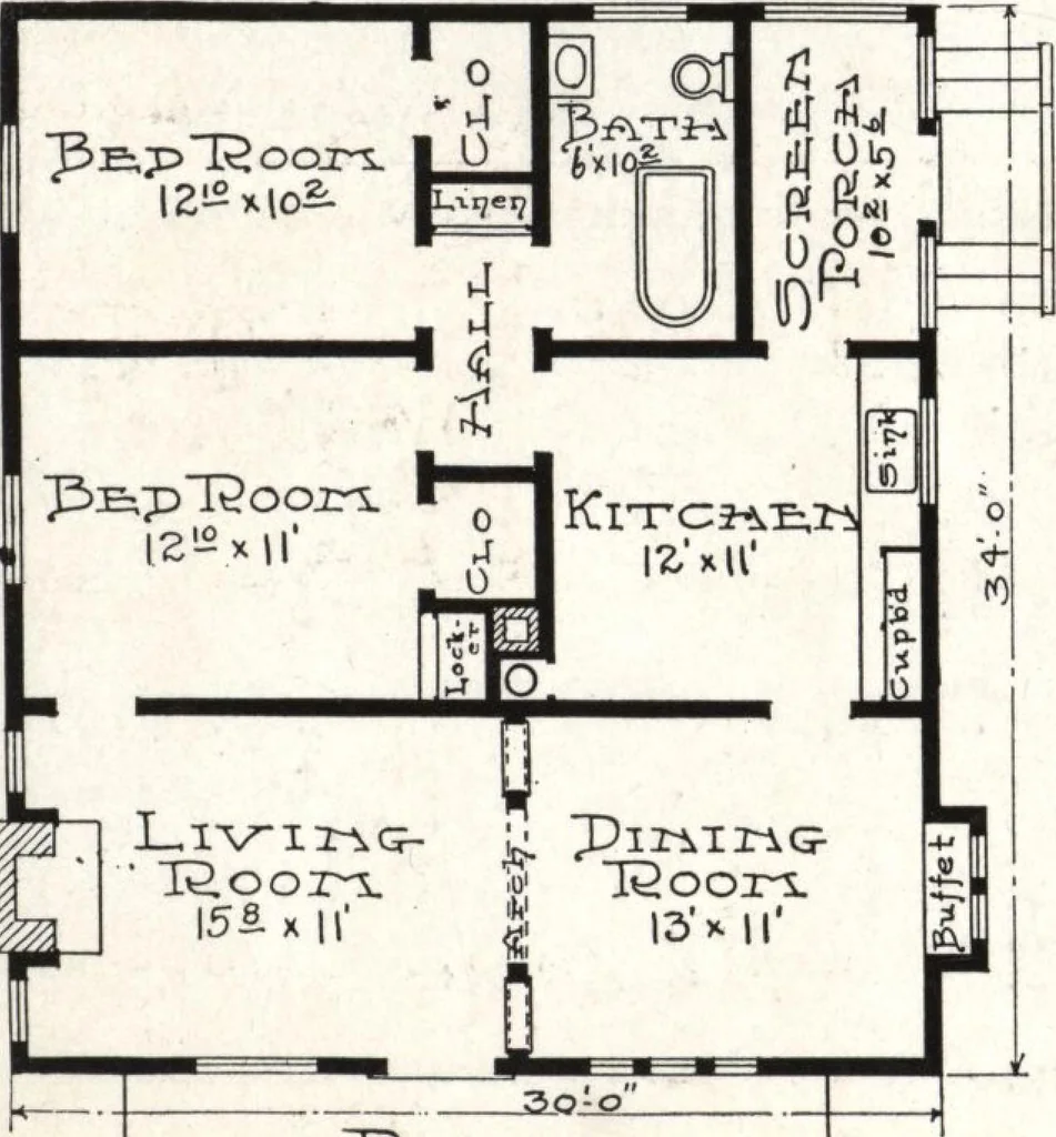 An illustration from West coast bungalows, 1913, leaf 47