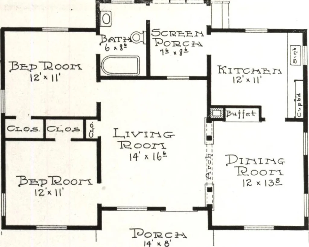 An illustration from West coast bungalows, 1913, leaf 47