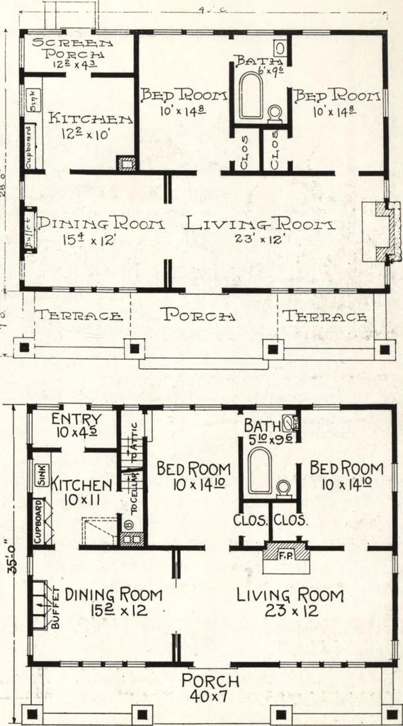 An illustration from West coast bungalows, 1913, leaf 48