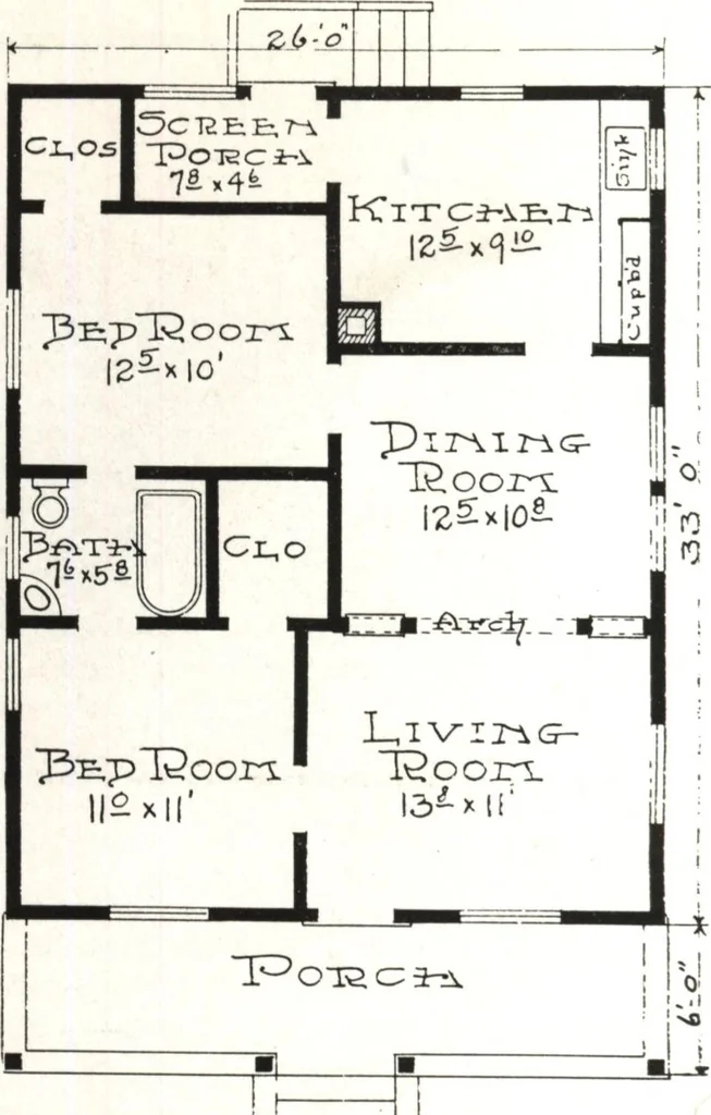 An illustration from West coast bungalows, 1913, leaf 55