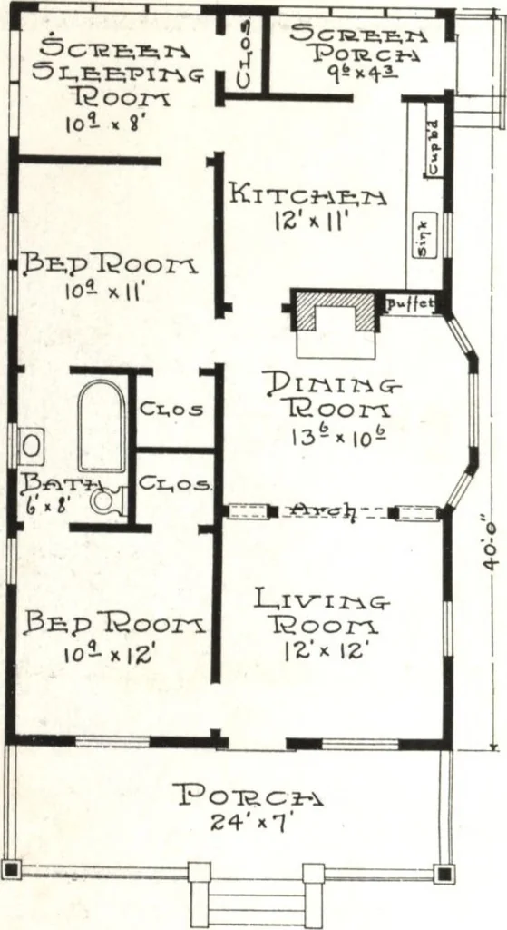 An illustration from West coast bungalows, 1913, leaf 57
