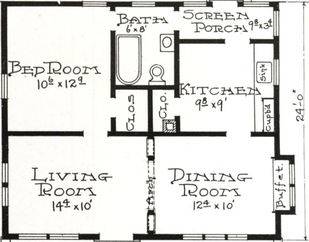 An illustration from West coast bungalows, 1913, leaf 59