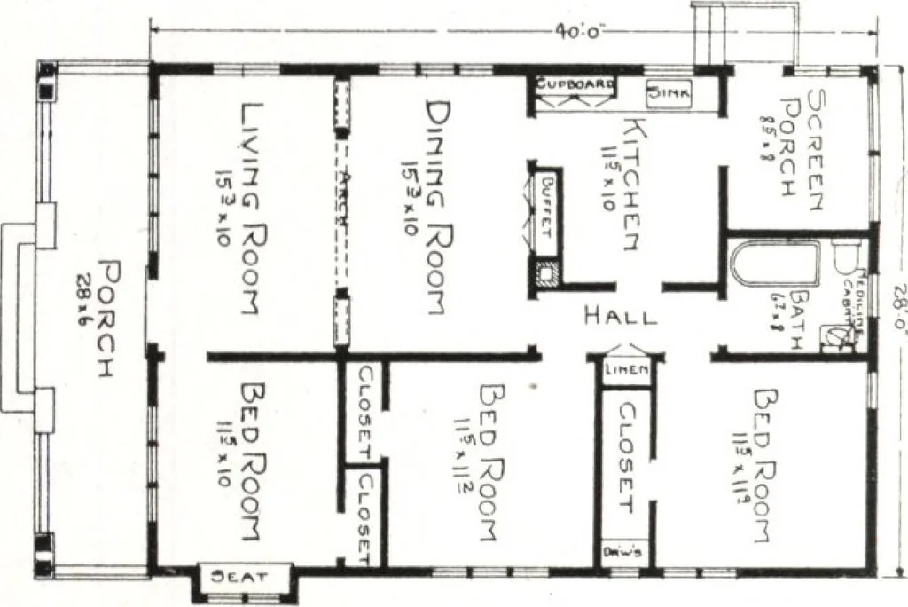 An illustration from West coast bungalows, 1913, leaf 59