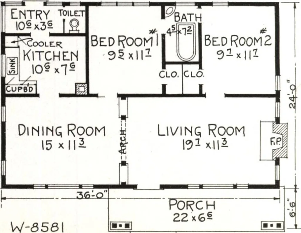 An illustration from West coast bungalows, 1913, leaf 61