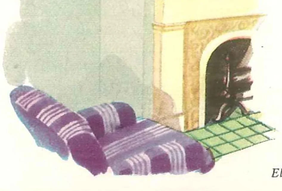 An illustration from Easy steps in painting : how to enamel, how to paint a house, how to varnish and other facts..., 1930, leaf 10