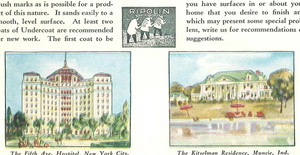 An illustration from Easy steps in painting : how to enamel, how to paint a house, how to varnish and other facts..., 1930, leaf 8