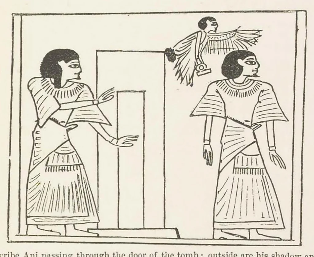 An illustration from Egyptian magic, 1901, leaf 140