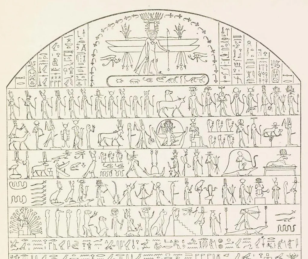 An illustration from Egyptian magic, 1901, leaf 178