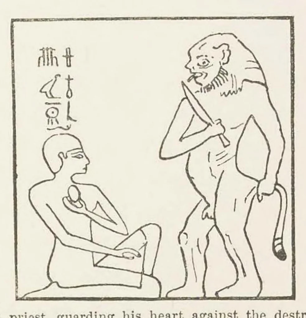 An illustration from Egyptian magic, 1901, leaf 56