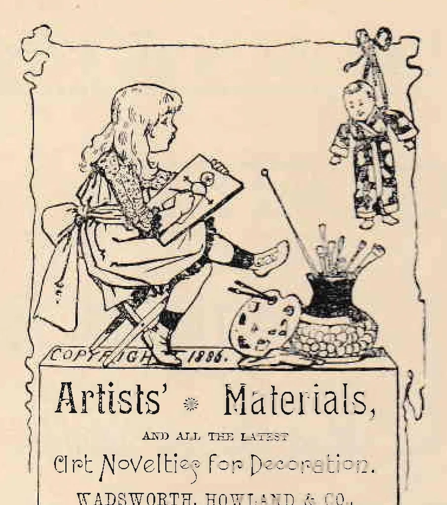 An illustration from Eighth Annual Exhibition of the Paint and Clay Club, 1889, leaf 3