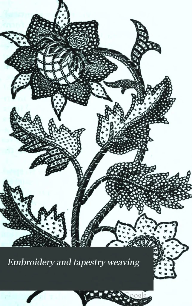 An illustration from Embroidery and tapestry weaving : a practical text-book of design and workmanship, 1906, leaf 1
