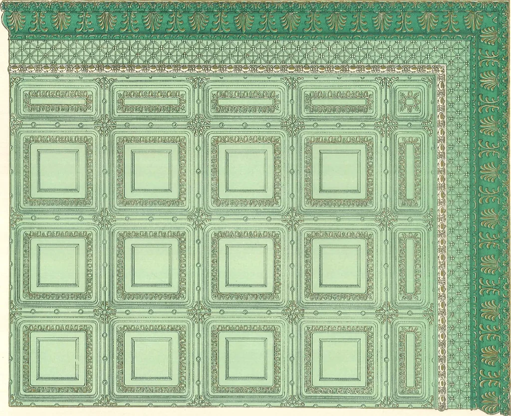 An illustration from Encaustic metal enameled ceilings and sidewalls., 1906, leaf 18