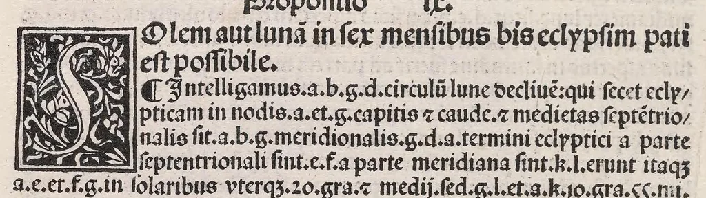 An illustration from Epytoma Ioa[n]nis de Mo[n]te Regio in Almagestu[m] Ptolomei, leaf 102