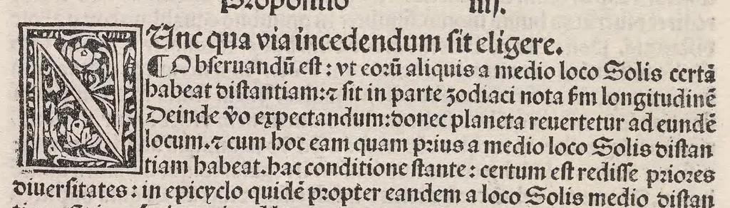 An illustration from Epytoma Ioa[n]nis de Mo[n]te Regio in Almagestu[m] Ptolomei, leaf 140