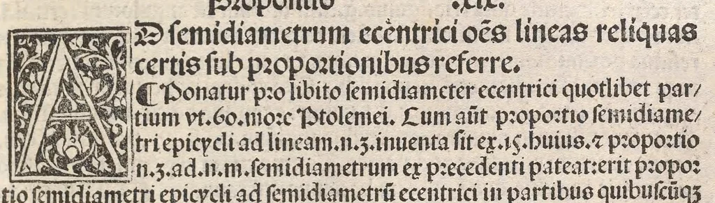 An illustration from Epytoma Ioa[n]nis de Mo[n]te Regio in Almagestu[m] Ptolomei, leaf 151