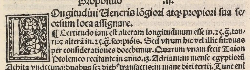 An illustration from Epytoma Ioa[n]nis de Mo[n]te Regio in Almagestu[m] Ptolomei, leaf 157