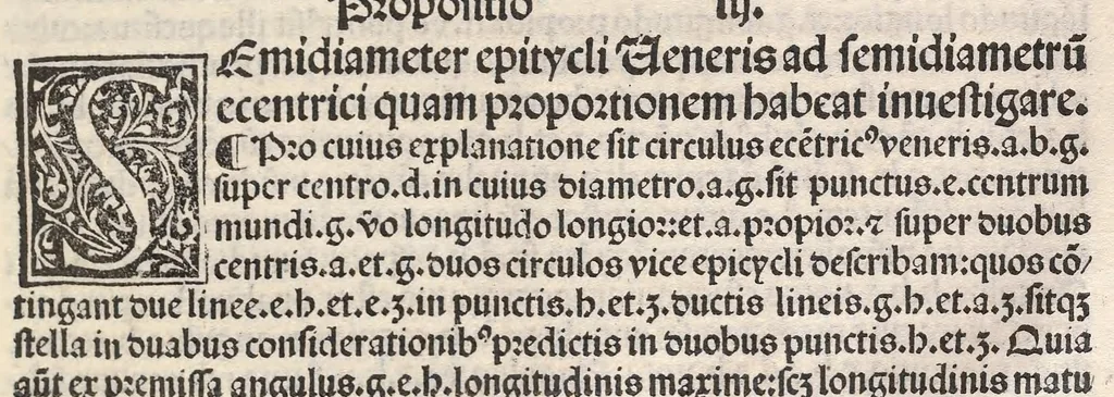 An illustration from Epytoma Ioa[n]nis de Mo[n]te Regio in Almagestu[m] Ptolomei, leaf 157