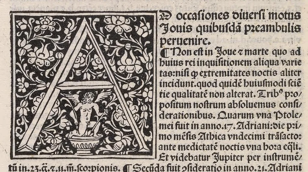 An illustration from Epytoma Ioa[n]nis de Mo[n]te Regio in Almagestu[m] Ptolomei, leaf 172