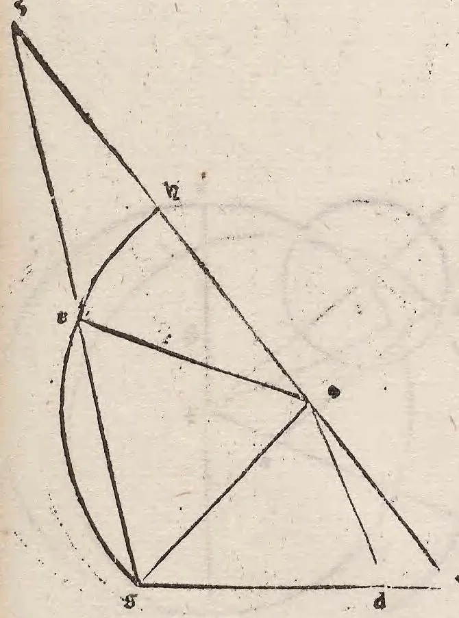 An illustration from Epytoma Ioa[n]nis de Mo[n]te Regio in Almagestu[m] Ptolomei, leaf 188