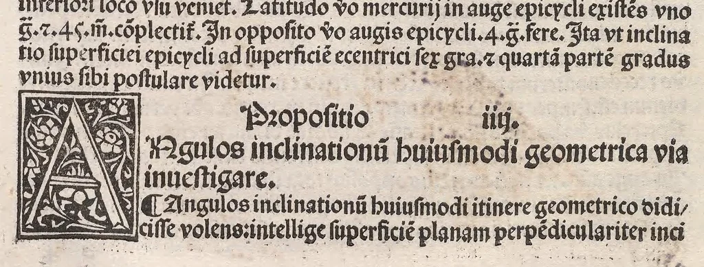 An illustration from Epytoma Ioa[n]nis de Mo[n]te Regio in Almagestu[m] Ptolomei, leaf 200