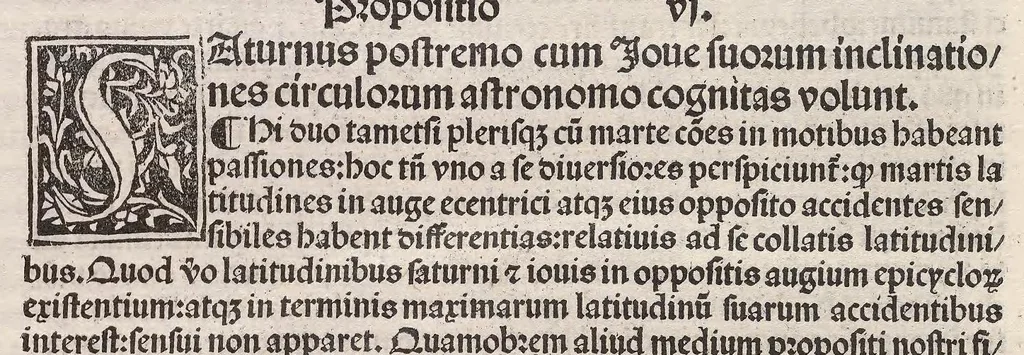 An illustration from Epytoma Ioa[n]nis de Mo[n]te Regio in Almagestu[m] Ptolomei, leaf 202