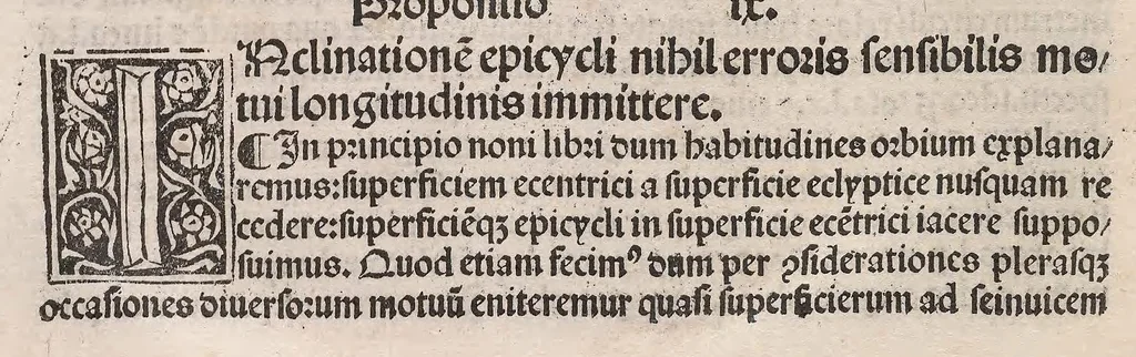 An illustration from Epytoma Ioa[n]nis de Mo[n]te Regio in Almagestu[m] Ptolomei, leaf 204