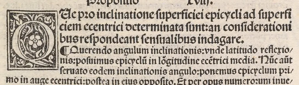 An illustration from Epytoma Ioa[n]nis de Mo[n]te Regio in Almagestu[m] Ptolomei, leaf 211