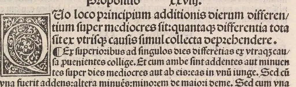 An illustration from Epytoma Ioa[n]nis de Mo[n]te Regio in Almagestu[m] Ptolomei, leaf 61