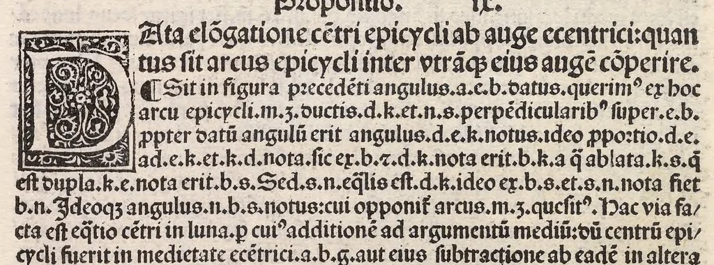 An illustration from Epytoma Ioa[n]nis de Mo[n]te Regio in Almagestu[m] Ptolomei, leaf 82