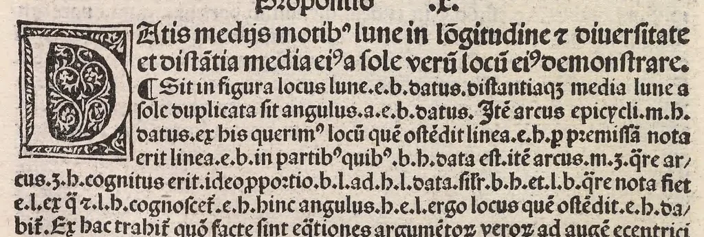 An illustration from Epytoma Ioa[n]nis de Mo[n]te Regio in Almagestu[m] Ptolomei, leaf 82