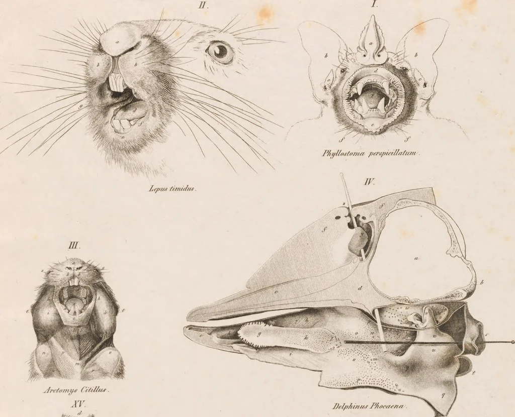 An illustration from Erläuterungstafeln zur vergleichenden Anatomie, 1826, leaf 46