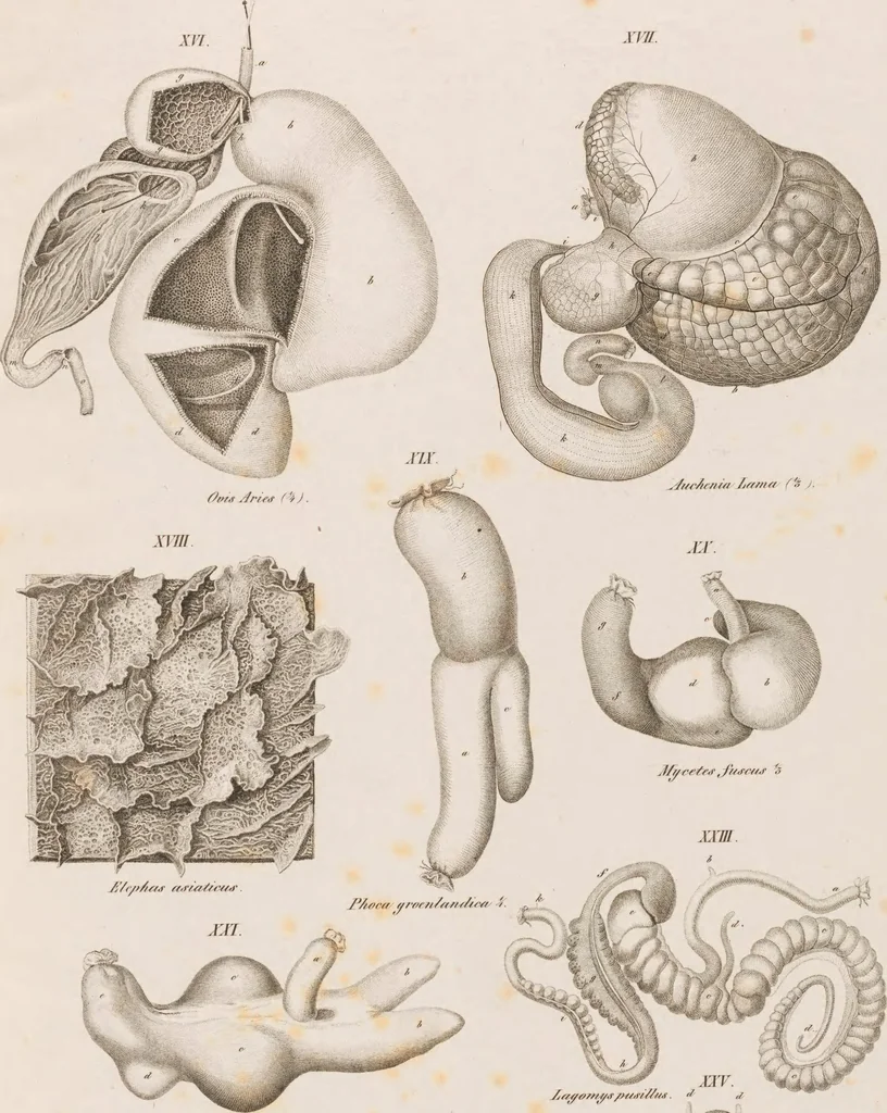 An illustration from Erläuterungstafeln zur vergleichenden Anatomie, 1826, leaf 50