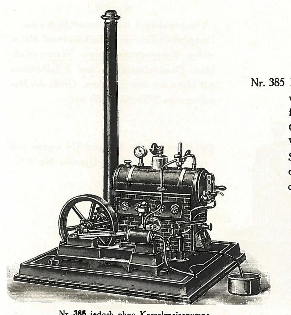 An illustration from Katalog über optische, mechanische und elektrische Spielwaren und Lehrmittel: Metall-Miniaturen, Metall-Bauksten 'E.P. Modello', Nähmaschinen, 1925, leaf 26