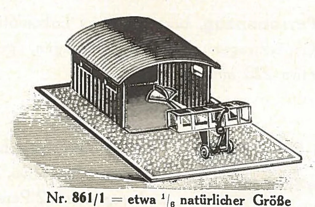 An illustration from Katalog über optische, mechanische und elektrische Spielwaren und Lehrmittel: Metall-Miniaturen, Metall-Bauksten 'E.P. Modello', Nähmaschinen, 1925, leaf 56