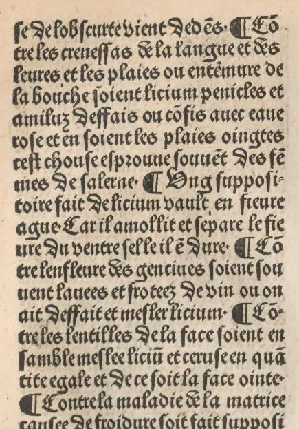 An illustration from Arbolayre contenant la qualitey et virtus, proprietey des herbes, arbres, gommes et semences…, leaf 259