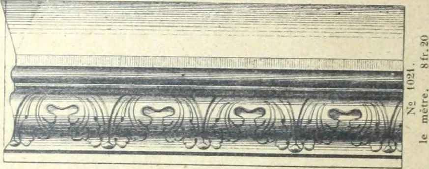 An illustration from Fabrique d'ornements en zinc : cuivre, plomb, tole, pour le batiment : execution d'apres dessins, 1910, leaf 101