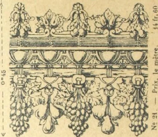An illustration from Fabrique d'ornements en zinc : cuivre, plomb, tole, pour le batiment : execution d'apres dessins, 1910, leaf 103