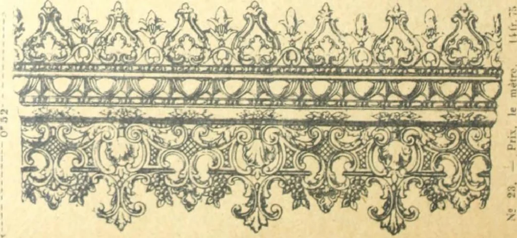 An illustration from Fabrique d'ornements en zinc : cuivre, plomb, tole, pour le batiment : execution d'apres dessins, 1910, leaf 103