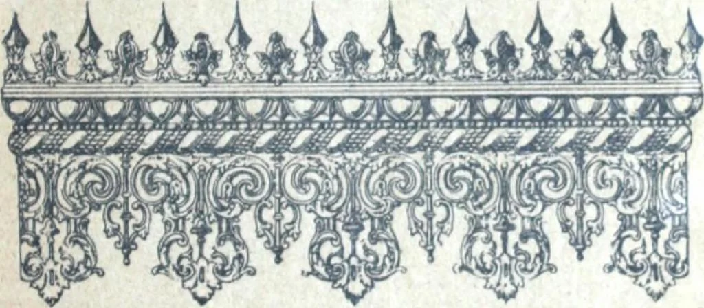 An illustration from Fabrique d'ornements en zinc : cuivre, plomb, tole, pour le batiment : execution d'apres dessins, 1910, leaf 104