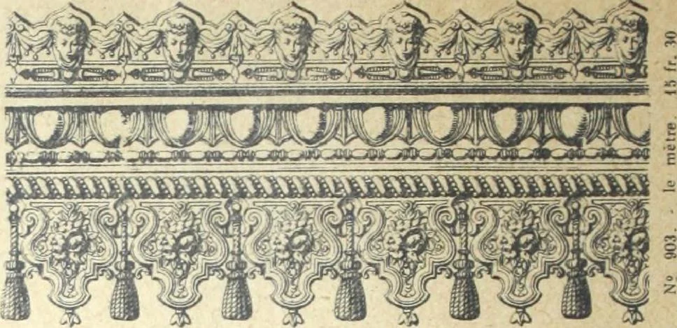 An illustration from Fabrique d'ornements en zinc : cuivre, plomb, tole, pour le batiment : execution d'apres dessins, 1910, leaf 105