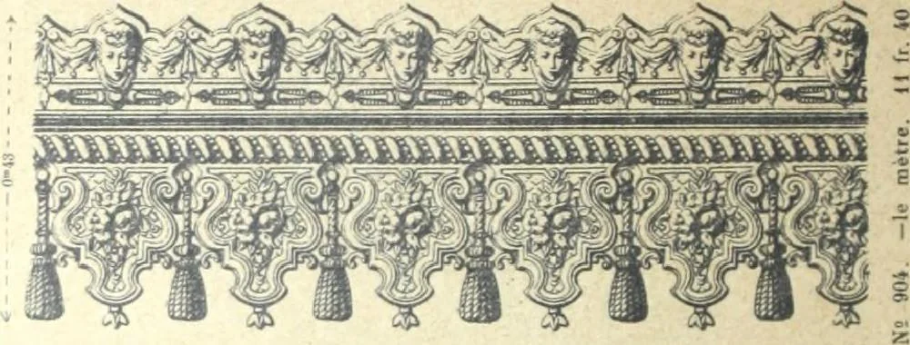An illustration from Fabrique d'ornements en zinc : cuivre, plomb, tole, pour le batiment : execution d'apres dessins, 1910, leaf 105