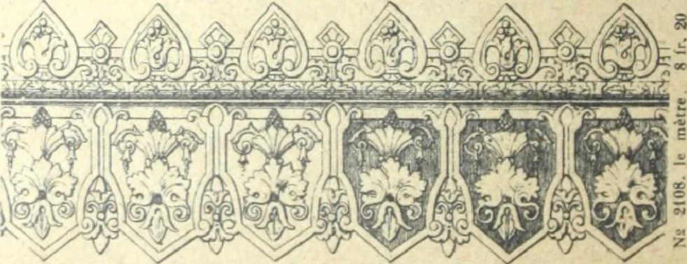 An illustration from Fabrique d'ornements en zinc : cuivre, plomb, tole, pour le batiment : execution d'apres dessins, 1910, leaf 105
