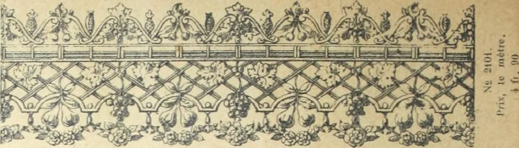 An illustration from Fabrique d'ornements en zinc : cuivre, plomb, tole, pour le batiment : execution d'apres dessins, 1910, leaf 109