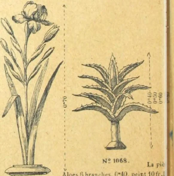 An illustration from Fabrique d'ornements en zinc : cuivre, plomb, tole, pour le batiment : execution d'apres dessins, 1910, leaf 127