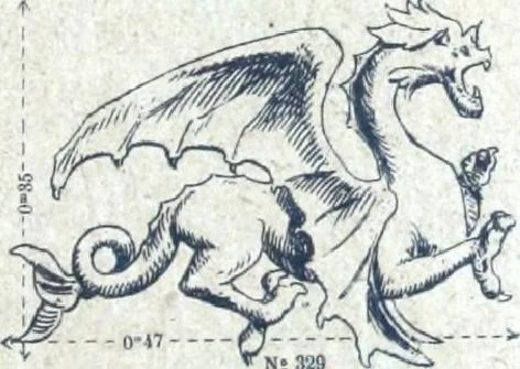 An illustration from Fabrique d'ornements en zinc : cuivre, plomb, tole, pour le batiment : execution d'apres dessins, 1910, leaf 140