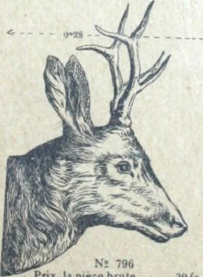 An illustration from Fabrique d'ornements en zinc : cuivre, plomb, tole, pour le batiment : execution d'apres dessins, 1910, leaf 146