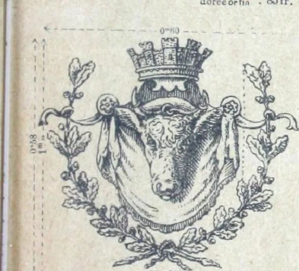An illustration from Fabrique d'ornements en zinc : cuivre, plomb, tole, pour le batiment : execution d'apres dessins, 1910, leaf 148