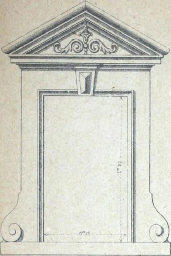 An illustration from Fabrique d'ornements en zinc : cuivre, plomb, tole, pour le batiment : execution d'apres dessins, 1910, leaf 28