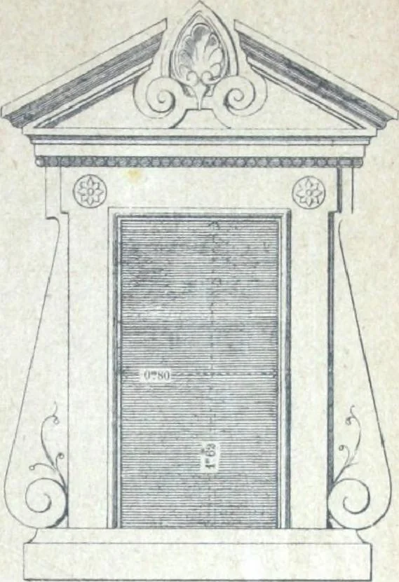 An illustration from Fabrique d'ornements en zinc : cuivre, plomb, tole, pour le batiment : execution d'apres dessins, 1910, leaf 28