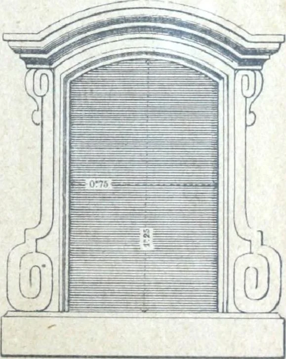 An illustration from Fabrique d'ornements en zinc : cuivre, plomb, tole, pour le batiment : execution d'apres dessins, 1910, leaf 28